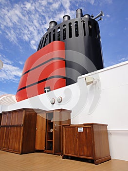 Funnel of a Cruise Ship, Smokestack or Chimney