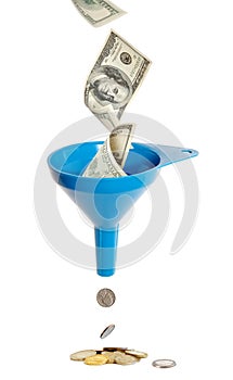 Funnel and currency