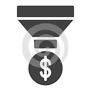 Funnel icon vector