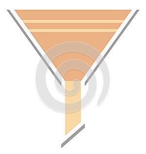 Funnel Isolated Vector Icon