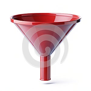 Funnel isolated on white background