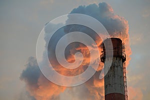 Funnel with smoke