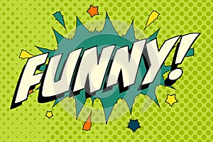 Funny Abstract cartoon frame vector background. bubble