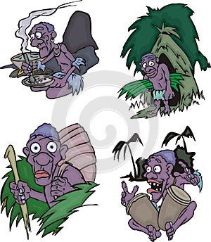 Funny African aborigines