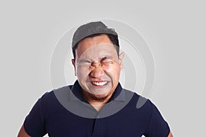 Funny Asian Man Crying