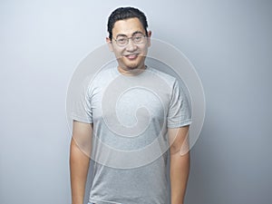 Funny Asian Man Smiling