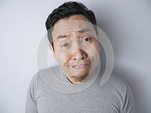 Funny Asian Man Smiling