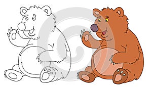Funny bear