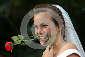 Funny bride