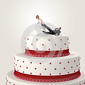 Funny cake topper