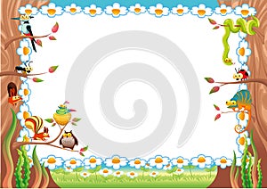 Funny card with empty space for text.