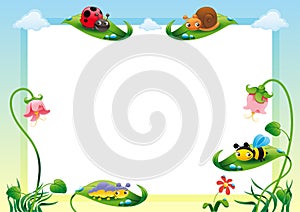 Funny card with empty space for text.