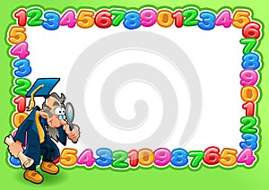 Funny card with empty space for text.