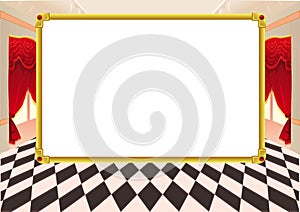 Funny card with empty space for text.