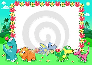 Funny card with empty space for text