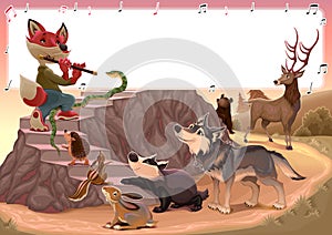 Funny card with empty space for text