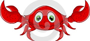 Funny cartoon crabs