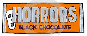 funny cartoon spoof chocloate candy bar