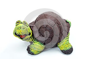 funny cartoon turtle garden concrete sculpture for landscaping.