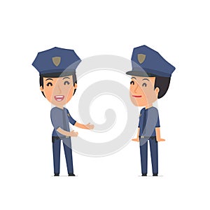 Funny Character Constabulary introduces his shy friend photo