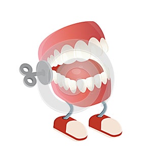 Funny chattering teeth toy photo