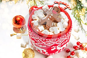 Funny christmas hot chocolate