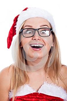 Funny Christmas woman