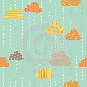 Funny clouds pattern