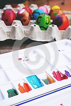 Funny easter eggs design