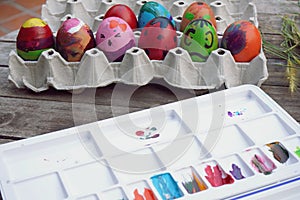 Funny easter eggs design