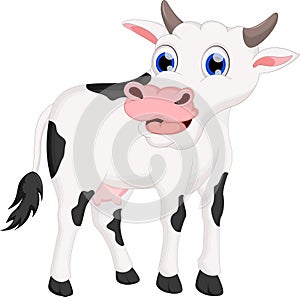 Funny cow cartoon for you design