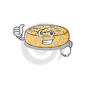 Funny crumpets making the Thumbs up gesture