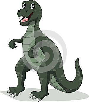 Funny dinosaur cartoon