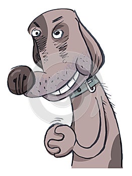 Funny Doggy. Cartoons personage