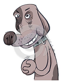 Funny Doggy. Cartoons personage photo
