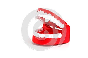 Funny Dracula teeth toy.