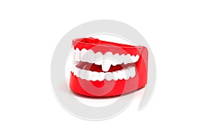 Funny Dracula teeth toy.