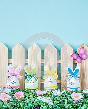 Funny Easter bunnies
