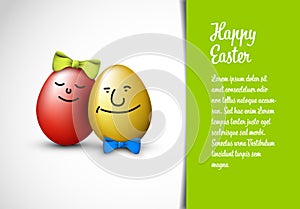 Funny Easter Card template