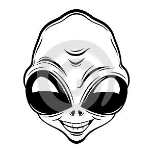 Funny extraterrestrial alien.
