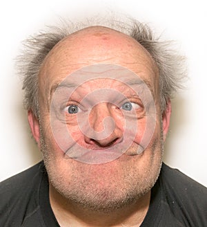 Funny Face Older Man photo