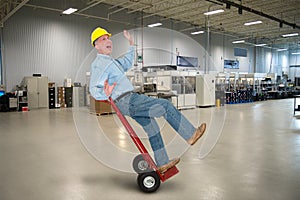 Funny Factory Worker, Job Safety photo