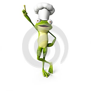 Funny frog - character