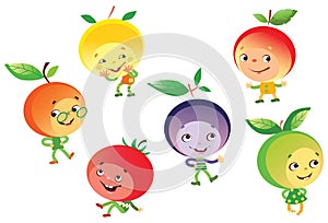 Funny fruit people