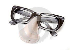 Funny glasses novelty disguise photo