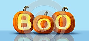 Funny Halloween BOO Pumpkins