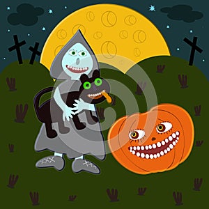 Funny Halloween card