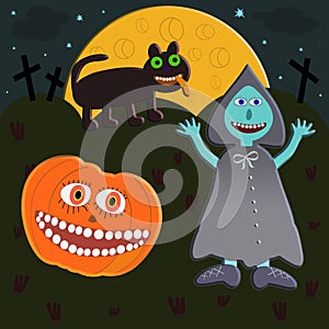 Funny Halloween card