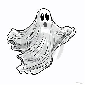 Funny Halloween Ghost Amusing Phantom
