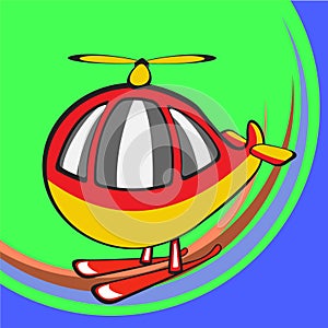 Funny helicopter